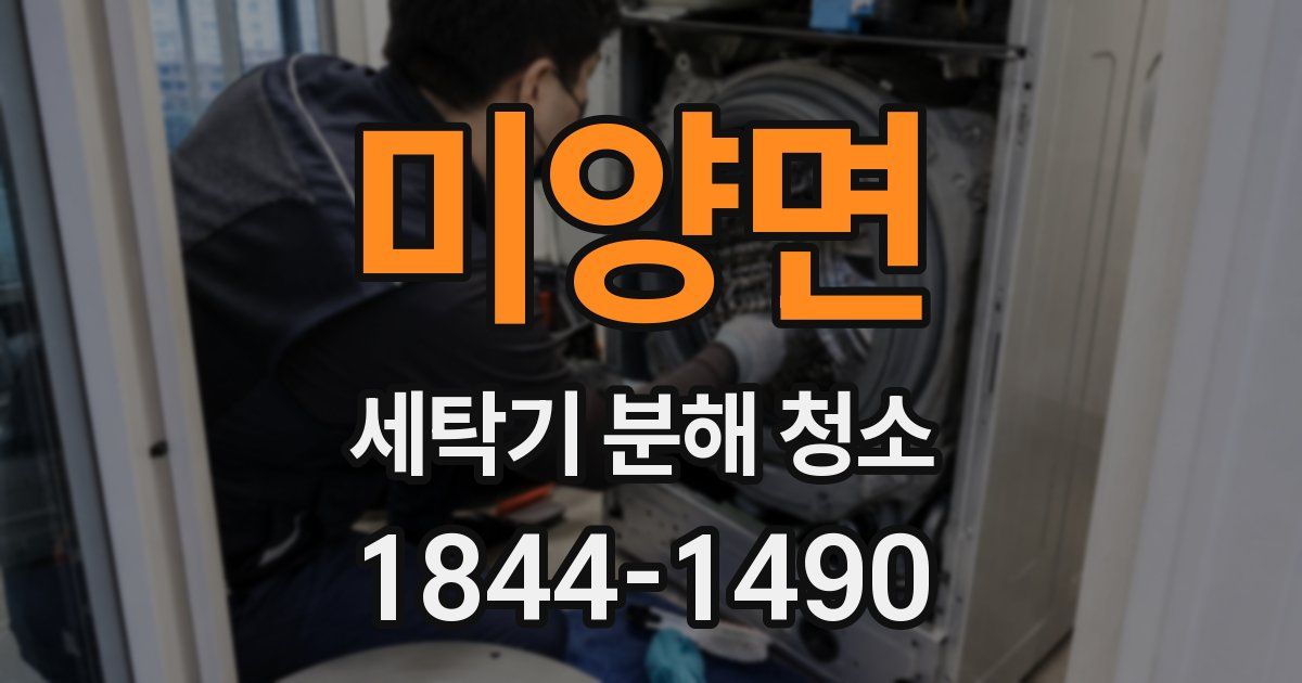 미양면 세탁기 분해 청소