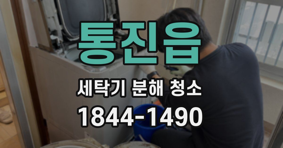 통진읍 세탁기 분해 청소