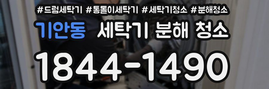 기안동 세탁기 분해 청소