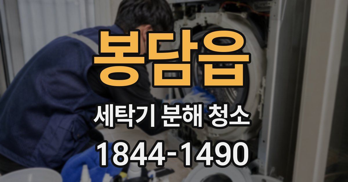 봉담읍 세탁기 분해 청소