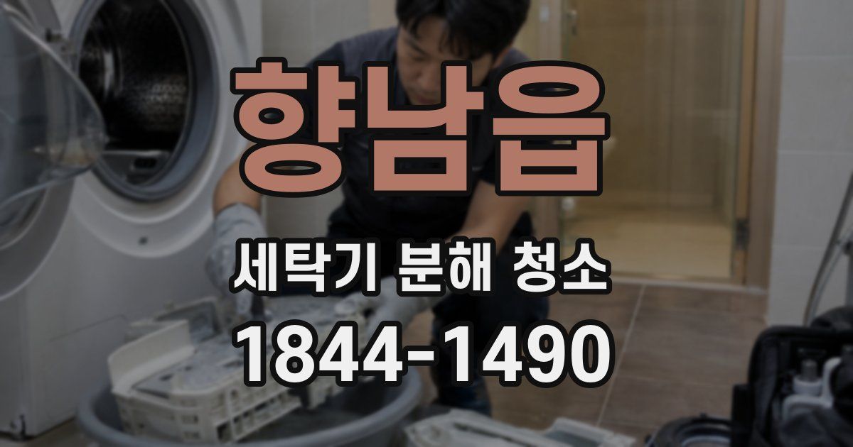 향남읍 세탁기 분해 청소