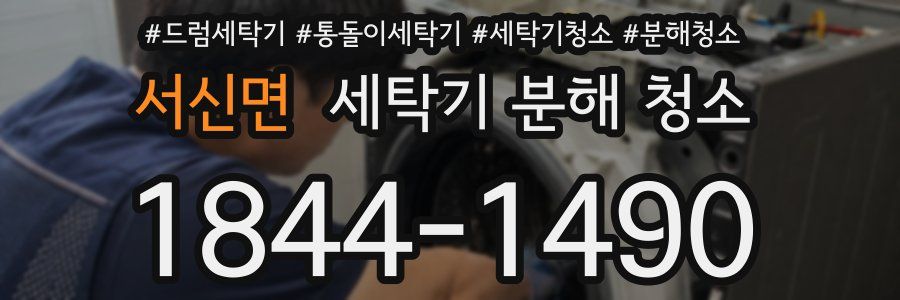 서신면 세탁기 분해 청소