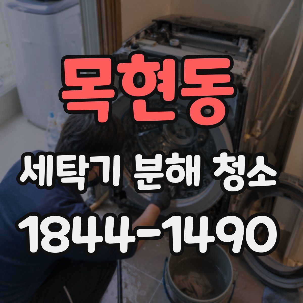 목현동 세탁기 분해 청소