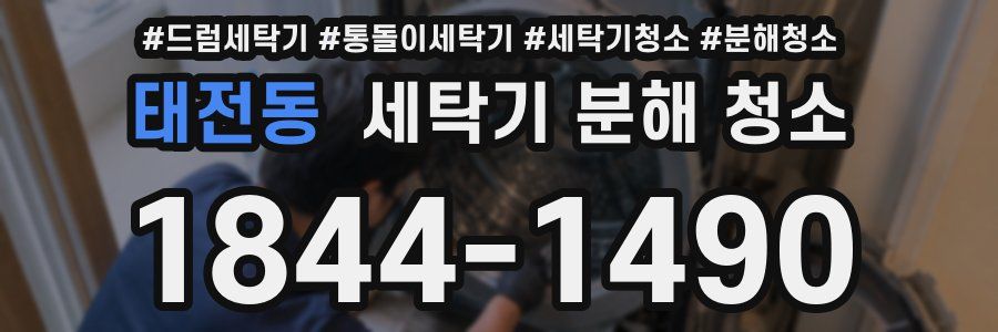 태전동 세탁기 분해 청소