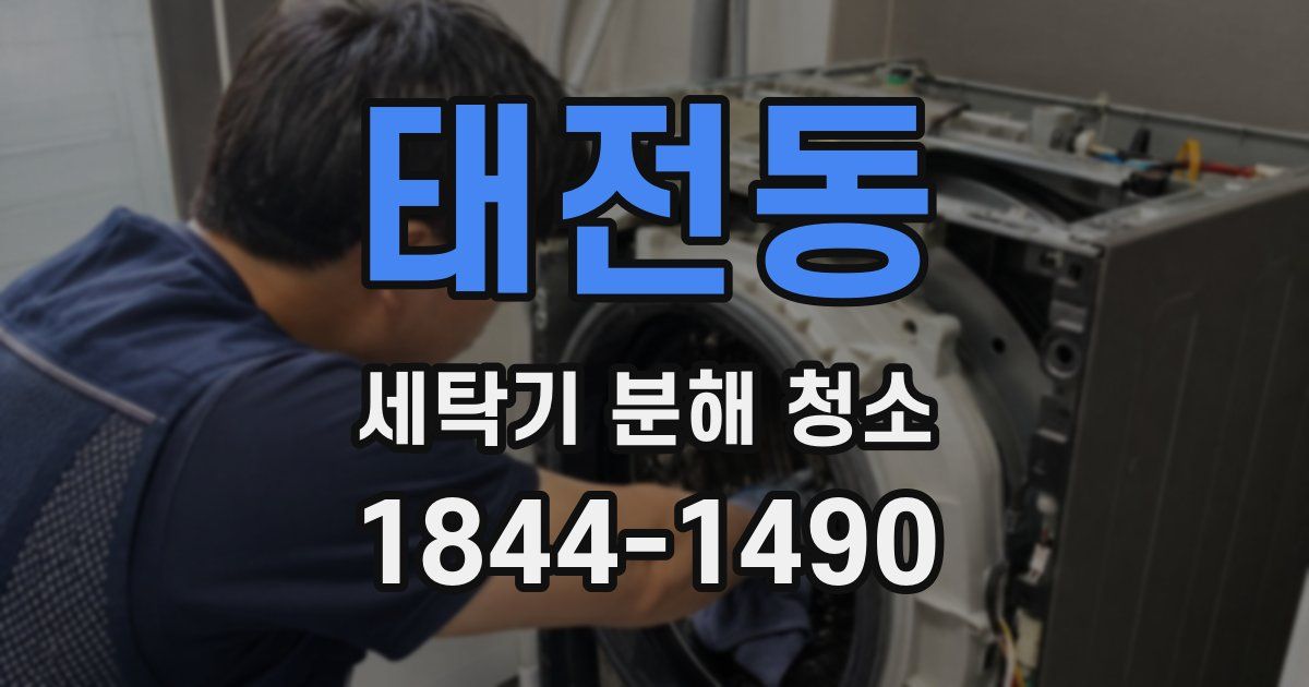 태전동 세탁기 분해 청소