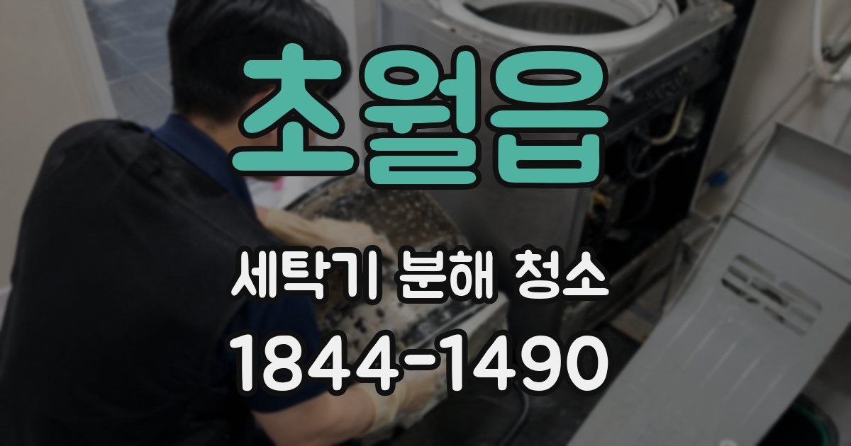 초월읍 세탁기 분해 청소