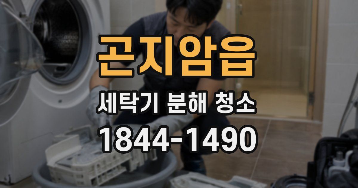 곤지암읍 세탁기 분해 청소