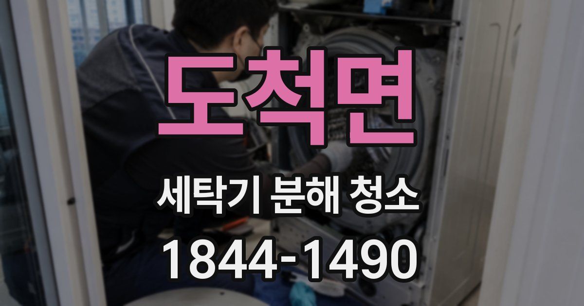도척면 세탁기 분해 청소
