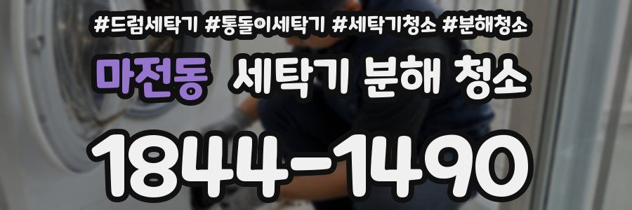 마전동 세탁기 분해 청소
