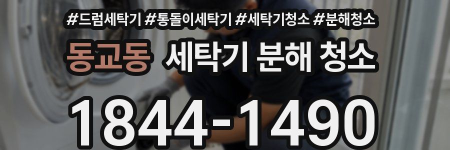 동교동 세탁기 분해 청소