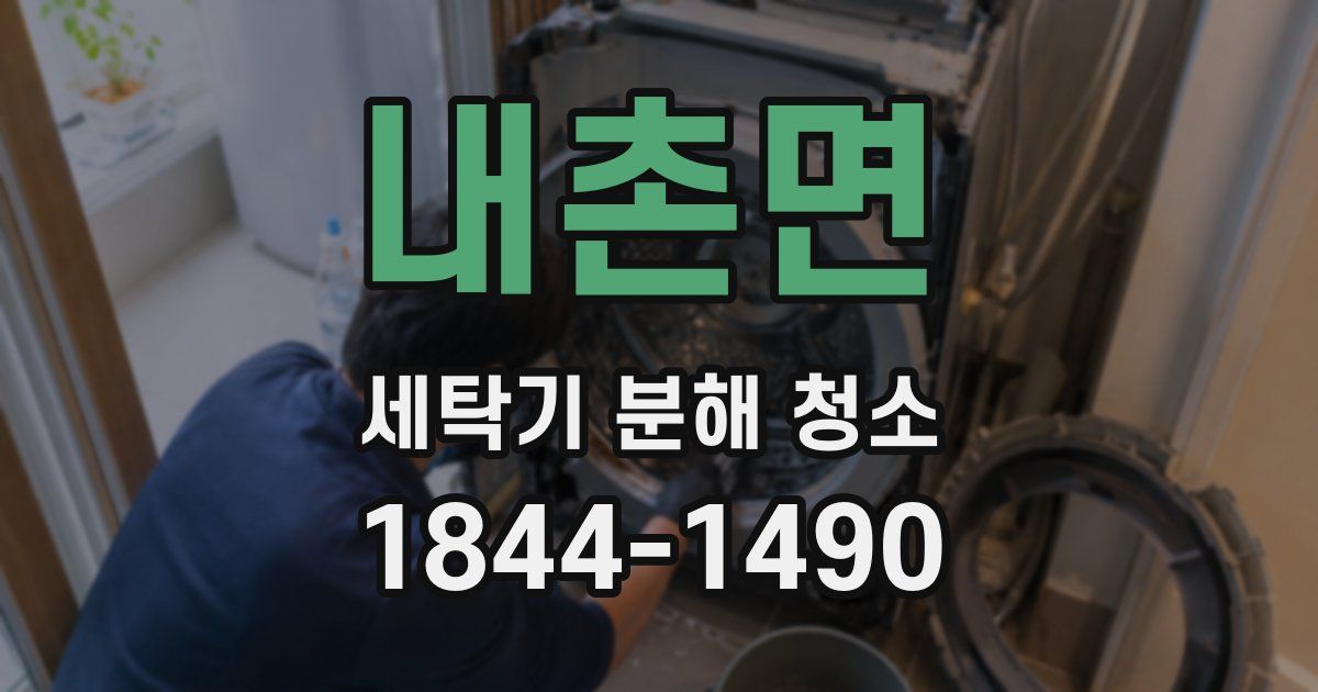 내촌면 세탁기 분해 청소