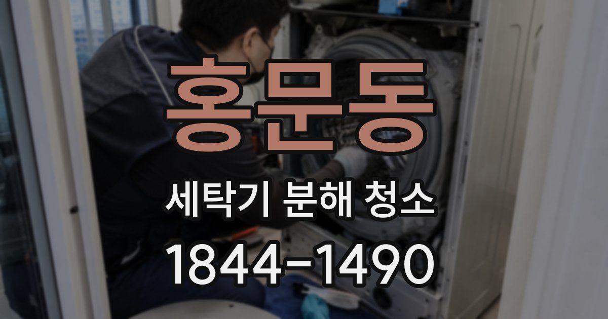 홍문동 세탁기 분해 청소