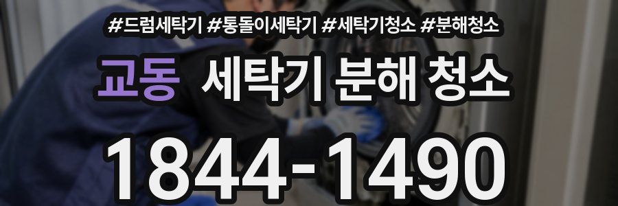 교동 세탁기 분해 청소
