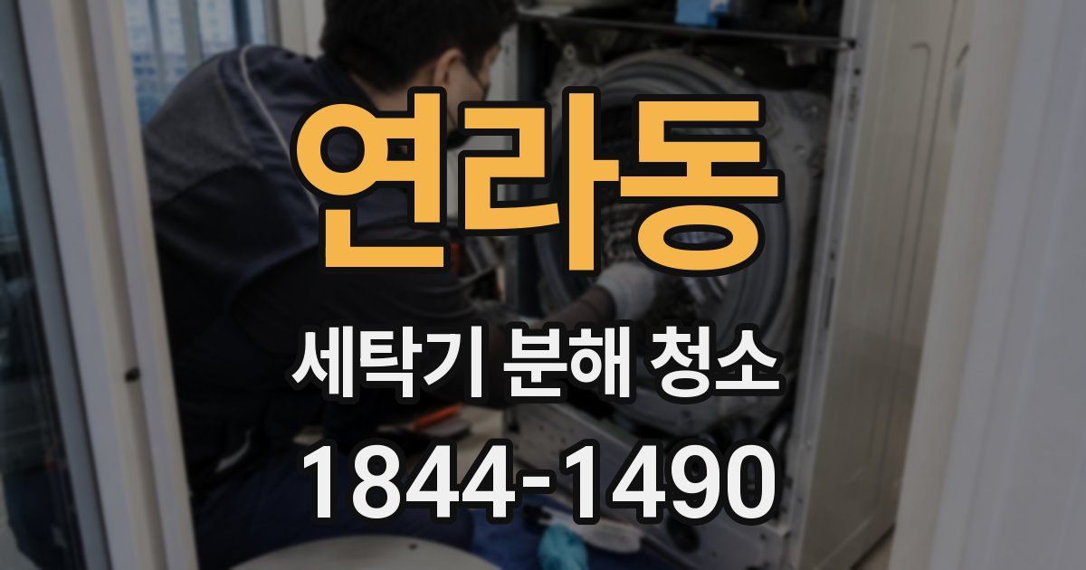연라동 세탁기 분해 청소