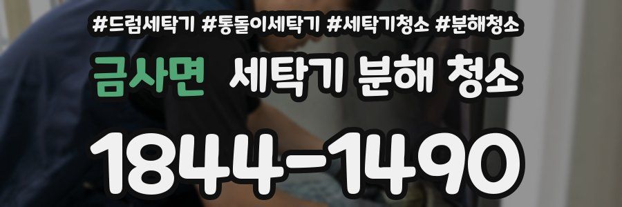 금사면 세탁기 분해 청소