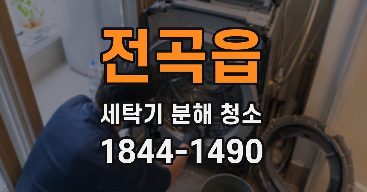 전곡읍 세탁기 분해 청소
