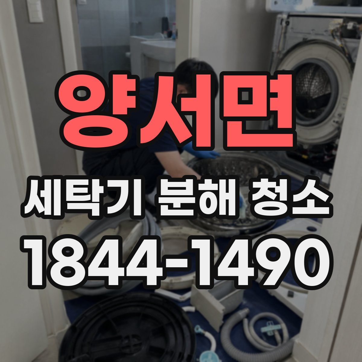 양서면 세탁기 분해 청소