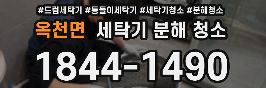 옥천면 세탁기 분해 청소