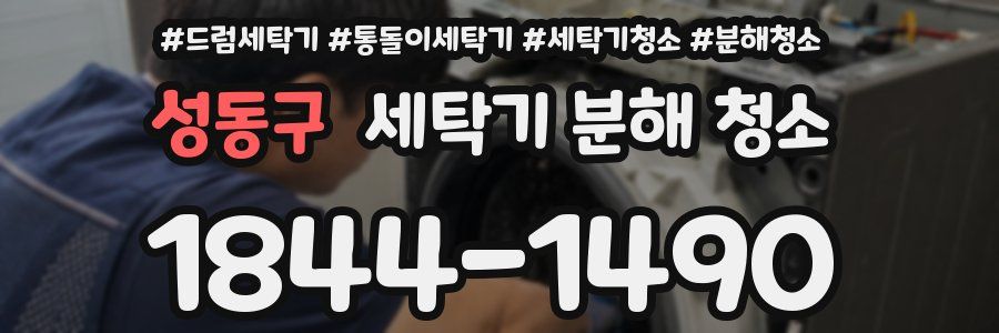 성동구 세탁기 분해 청소