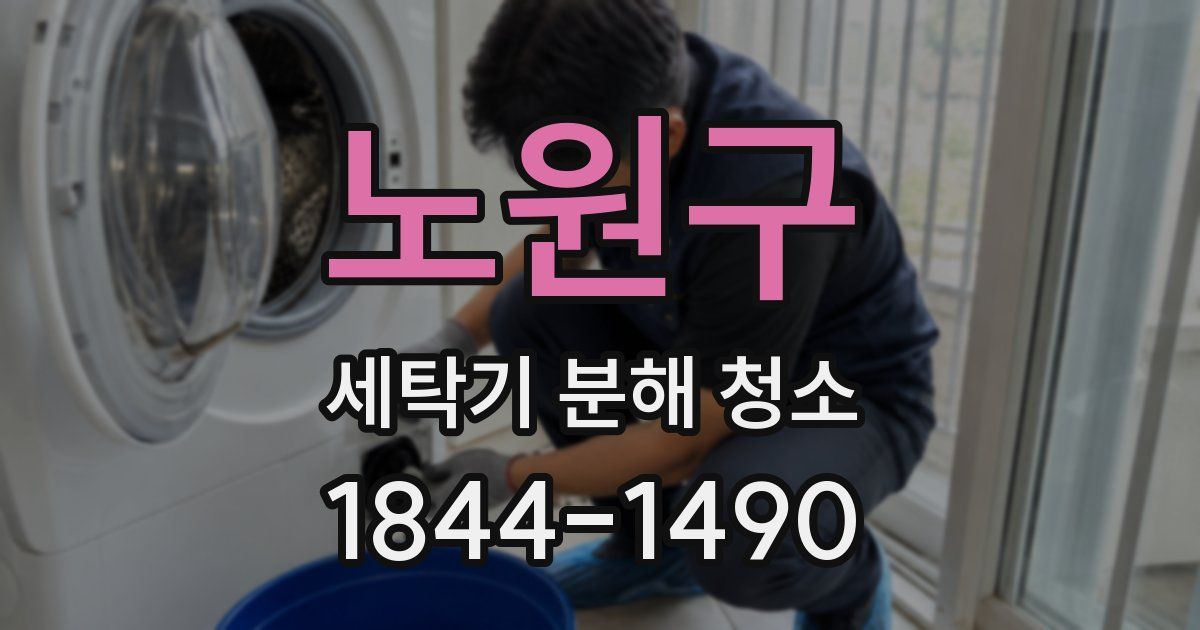 노원구 세탁기 분해 청소