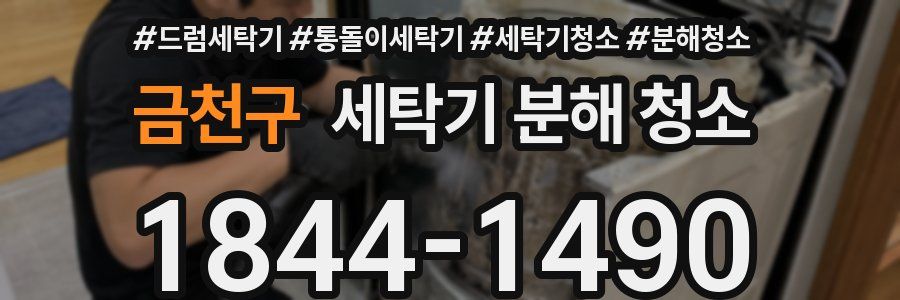 금천구 세탁기 분해 청소