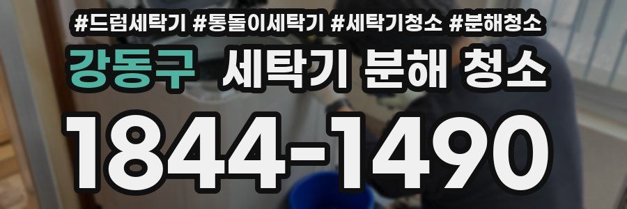강동구 세탁기 분해 청소