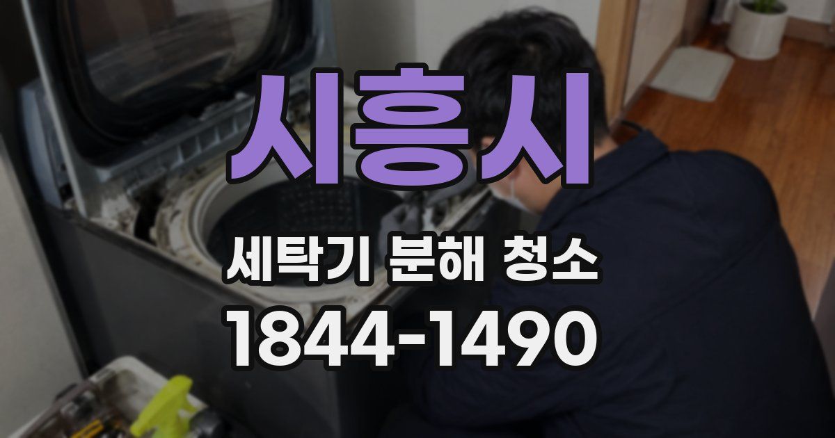 시흥시 세탁기 분해 청소
