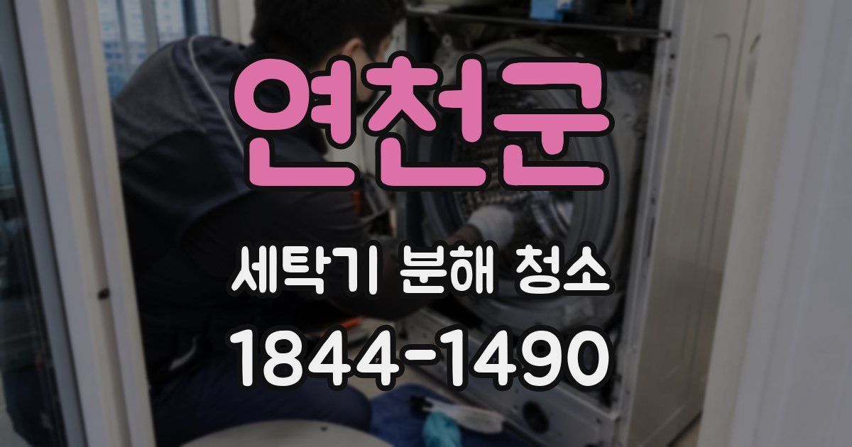 연천군 세탁기 분해 청소