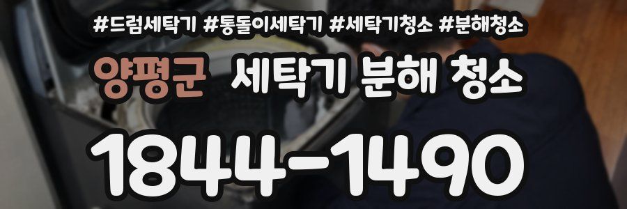 양평군 세탁기 분해 청소