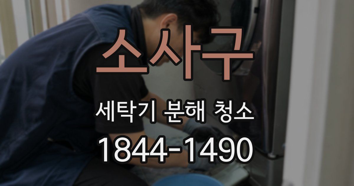 소사구 세탁기 분해 청소