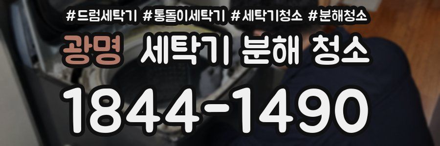 광명 세탁기 분해 청소