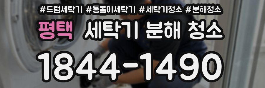 평택 세탁기 분해 청소