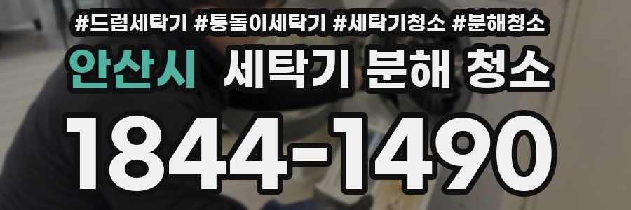안산시 세탁기 분해 청소