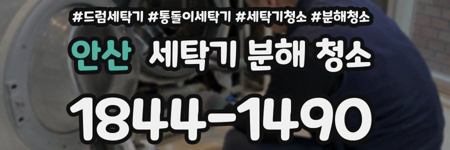 안산 세탁기 분해 청소