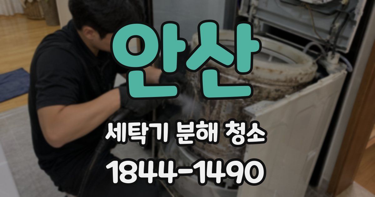 안산 세탁기 분해 청소
