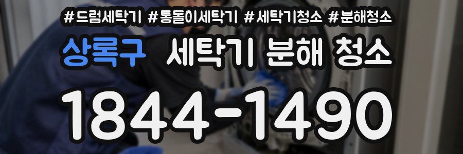 상록구 세탁기 분해 청소