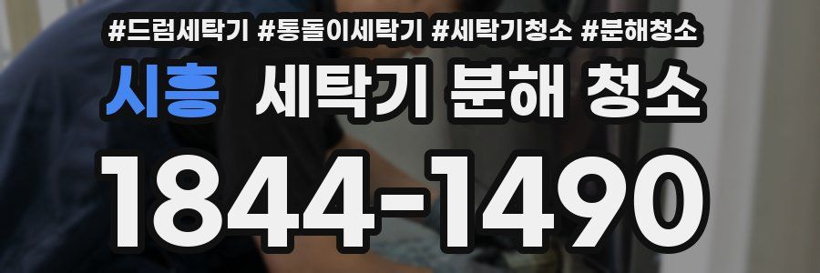 시흥 세탁기 분해 청소
