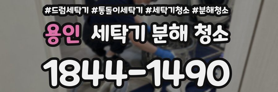 용인 세탁기 분해 청소