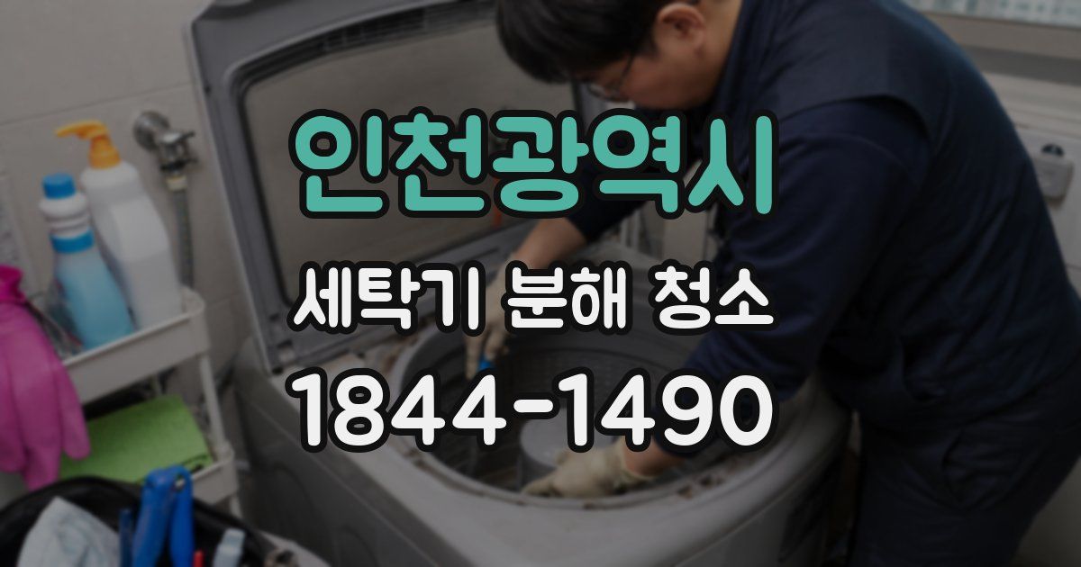 인천광역시 세탁기 분해 청소