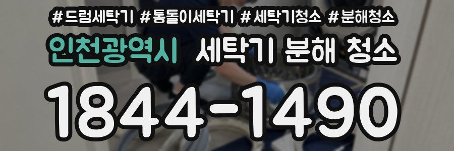 인천광역시 세탁기 분해 청소
