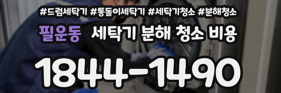 필운동 세탁기 분해 청소 비용
