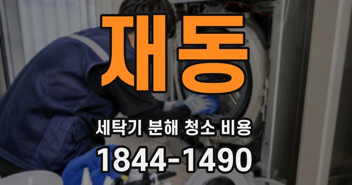 재동 세탁기 분해 청소 비용