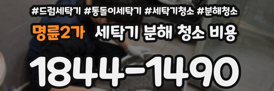 명륜2가 세탁기 분해 청소 비용