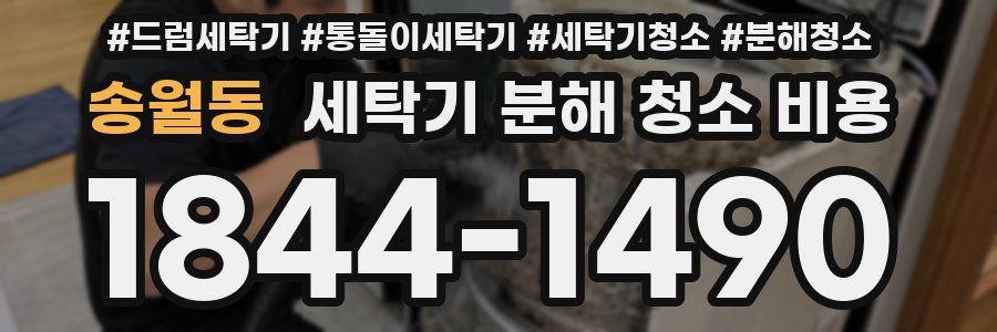 송월동 세탁기 분해 청소 비용