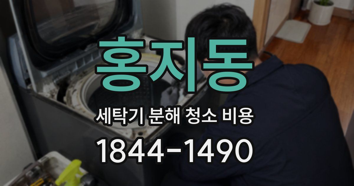 홍지동 세탁기 분해 청소 비용
