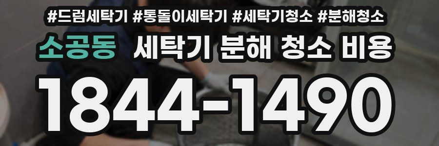 소공동 세탁기 분해 청소 비용