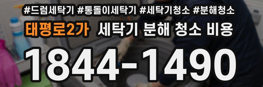 태평로2가 세탁기 분해 청소 비용