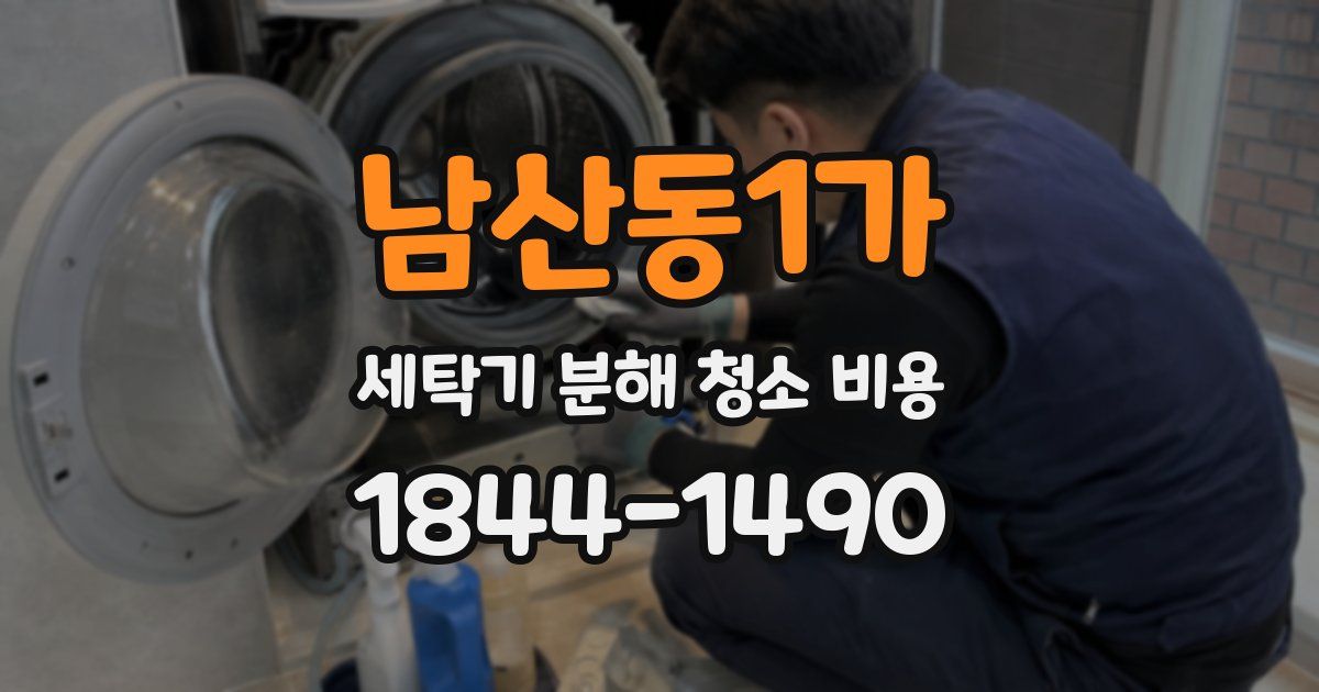 남산동1가 세탁기 분해 청소 비용