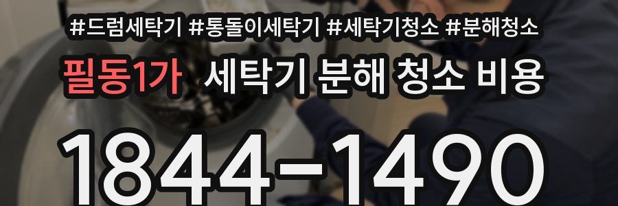 필동1가 세탁기 분해 청소 비용