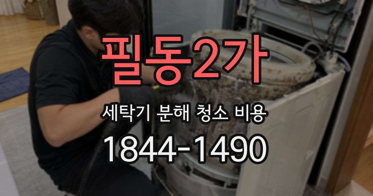 필동2가 세탁기 분해 청소 비용